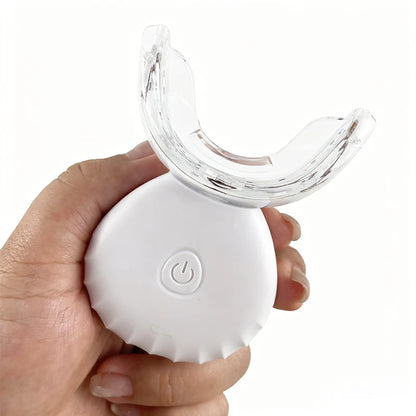 جهاز تبييض أسنان سريع قابل لإعادة الشحن على شكل حرف U، طقم تبييض أسنان احترافي لابتسامة بيضاء